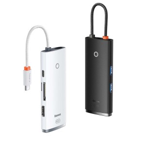 هاب 6 پورت باسئوس مدل WKQX050101 USB-C